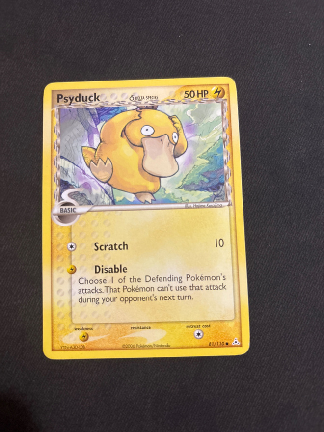 Psyduck 81/110 EX Holon Phantoms