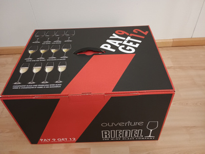 Riedel Ouverture - viinilasisetti 12-osainen