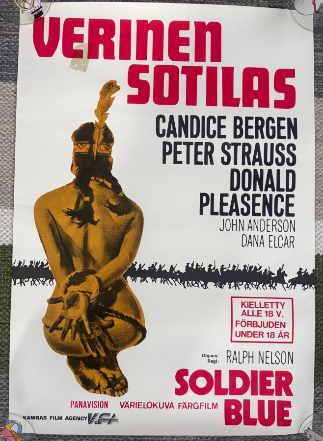 ELOKUVAJULISTE VERINEN SOTILAS / SOLDIER BLUE