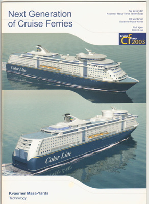 Kvaerner Masa-Yards esite 2003 Cruise ferries