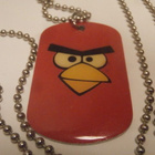 Kaulariipus  5. Hieno punainen angry birds-riipus - pikkukuva 5