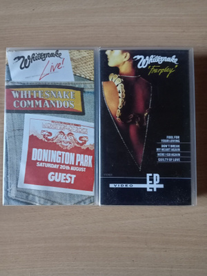 Whitesnake x 2 (vhs)