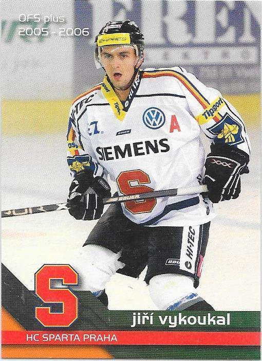 2005-06 OFS Plus #397 Jiri Vykoukal Sparta Praha ex- TPS