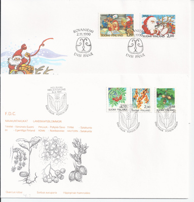 1990-91 FDC 2 kpl