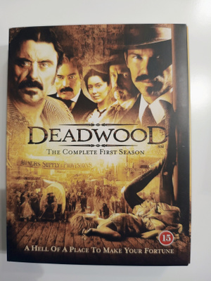 Deadwood, 1.Tuotantokausi, 4-Levyn BOXI - DVD