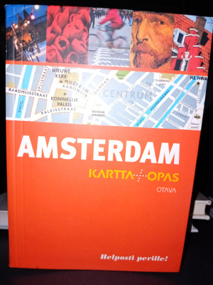 Amsterdam kartta + opas ( SIS POSTIKULUT  )