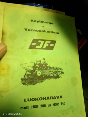 Puimuri ja maatalouskone manuaalit. 4.kpl