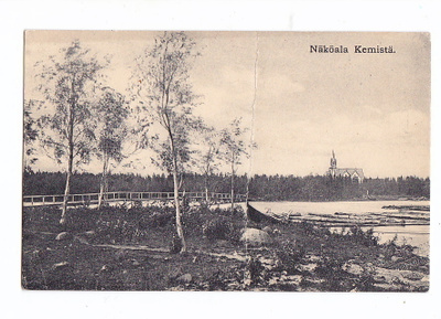 VANHA Postikortti Kemi Lappi 1900s