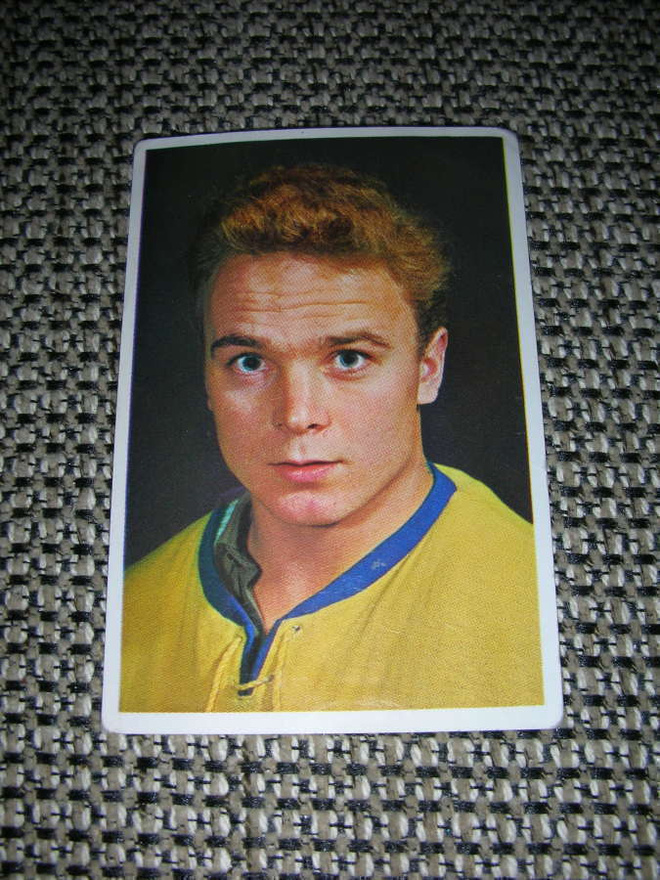 Hellas jääkiekkokortti 1965 Lukko Risto Kaitala