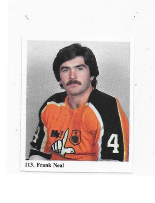 1978-79 Kiekkoilijat kuvina #113 Frank Neal Kiekkoreipas