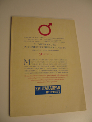 Rautakaupan uutiset No 10 1956 : rautakauppa-alan ammatti...