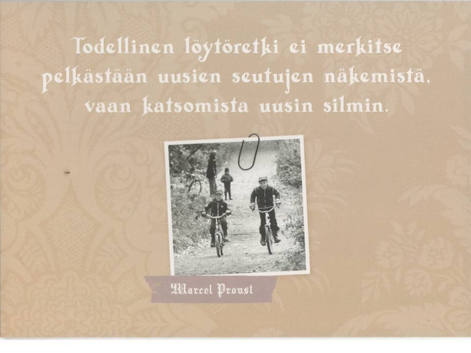 kortti ** Polkupyörä ja poika - erilaisia