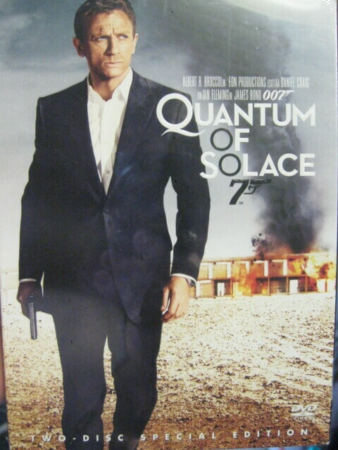 007 - QUANTUM OF SOLACE  DVD  SPECIAL EDITION UUSI