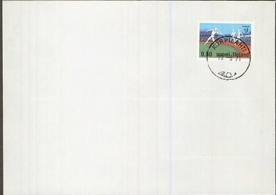 1971 EM 50p loistoleimainen blankkokuorella