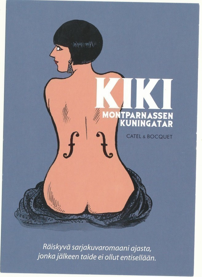 KIKI Montparnassen kuningatar - mainoskortti