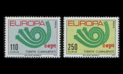 Turkki 2280-1 ** Europa (1973)