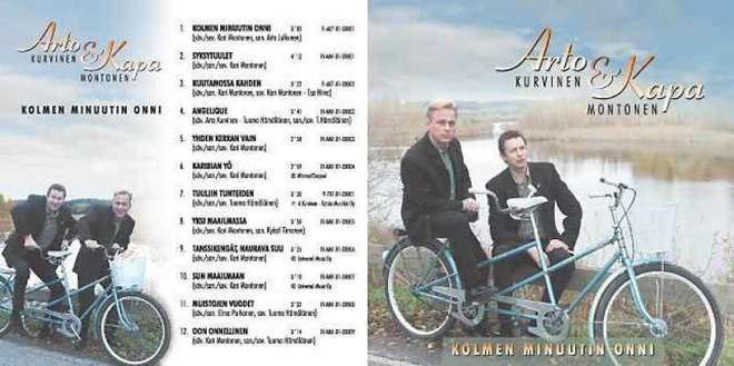 Arto Kurvinen & Kapa Montonen :  Kolmen Minuutin Onni  -  CD