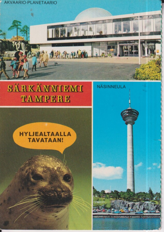 Tampere. Särkänniemi, sommitelmakortti    e49