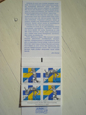 Postimerkkivihko Suomi - Ruotsi - LaPe V25 **