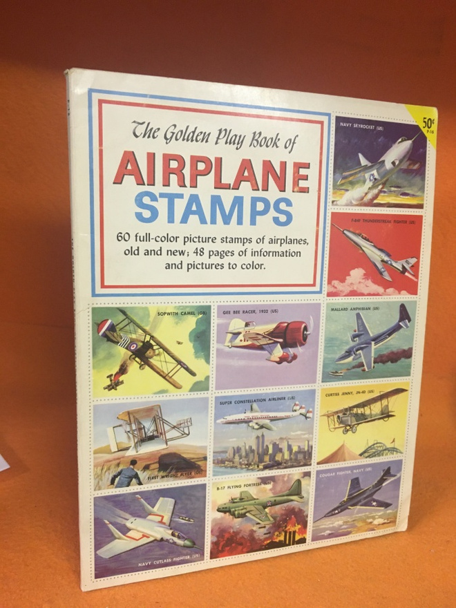 The Golden Play Book Of Airplane Stamps