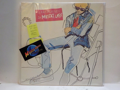 J. KARJALAINEN JA MUSTAT LASIT - S/T M-/M- 2. PAINOS LP