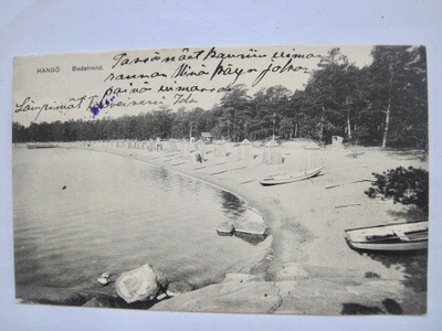 VANHA Postikortti Hanko 1915 Venäjän Sensuuri ym