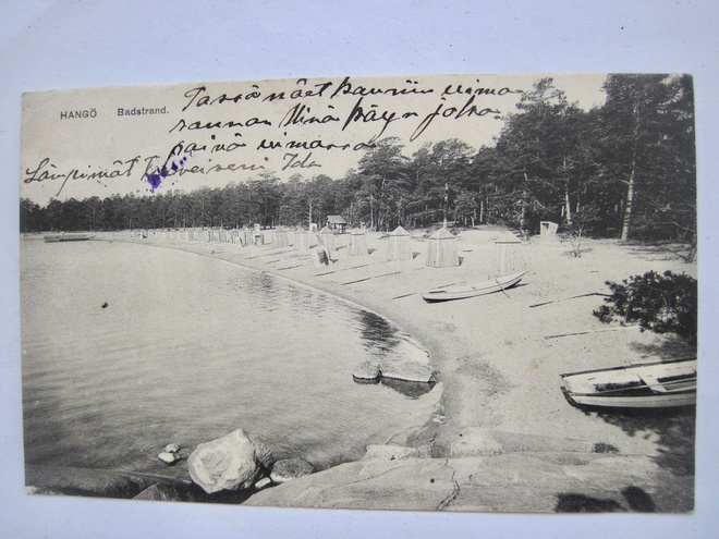 VANHA Postikortti Hanko 1915 Venäjän Sensuuri ym