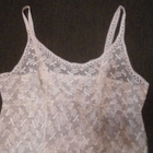 ALUSMEKKO  5.  VAALEA BEIGE VANHA PITSIALUSMEKKO, VINTAGE - pikkukuva 3