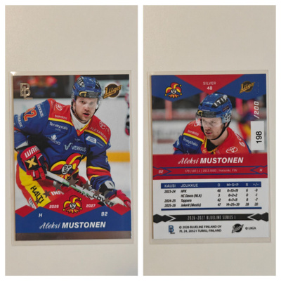 Aleksi Mustonen Silver Base Blueline
