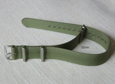NATO 22mm ranneke military vihreä