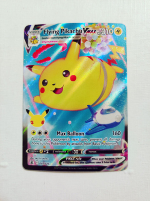 Flying Pikachu Vmax 7/25 Celebrations 25th Anniversary