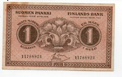 1 markka 1918