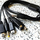 LatausKaapeli Gba SP, 2DS, 3DS, Lite, Wii U 5in1 (USB) - pikkukuva 1