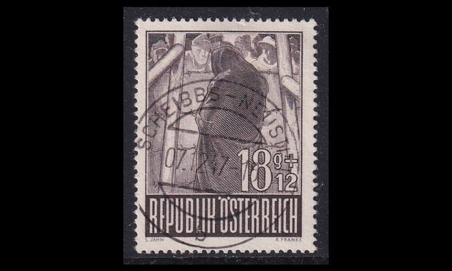 Itävalta 831 o Sotavangit 18 + 12 g (1947)