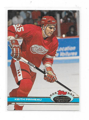 1991-92 Stadium Club #305 Keith Primeau , Detroit Red Wings