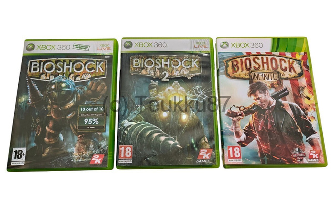 X360 - Bioshock -sarjan pelit! (CIB)