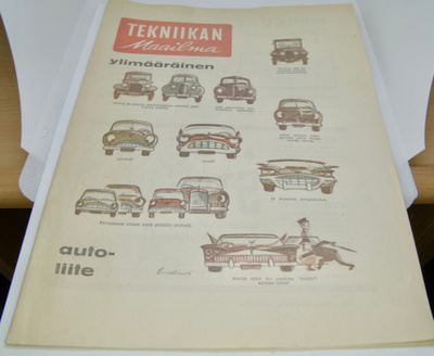 TEKNIIKAN maailma ylimääräinen autoliite 5/1960
