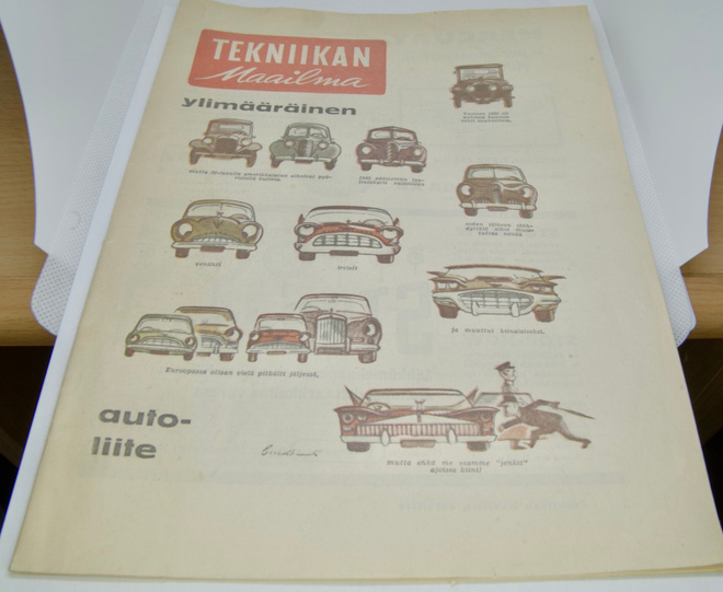 TEKNIIKAN maailma ylimääräinen autoliite 5/1960