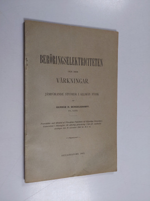Gunnar H. Bengelsdorff : Beröringselektriciteten och des ...