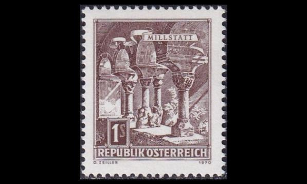 Itävalta 1324 ** Rakennus Millstatin luostari (1970)