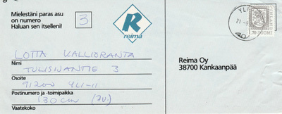 Postileima, YLI-II