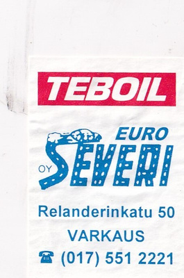 Varkaus, Euro Severi, TEBOIL    s14/3