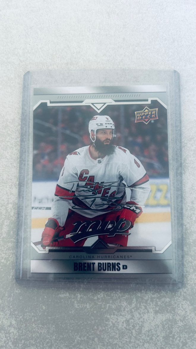2024-25 Upper Deck MVP Silver Script #87 Brent Burns – Carol