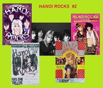 HANOI ROCKS --- julistesetti 5kpl --- 21cm x 30cm #2