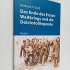 Gerhard Paul Gross : Das Ende des Ersten Weltkriegs und d... - pikkukuva 1