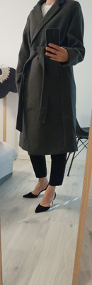Ale H&M harmaa uusi (laput kiinni) villakangastakki (M/38)