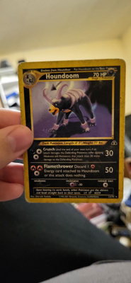 Houndoom #23 Pokemon Neo Discovery RARE Pokemon CCG card