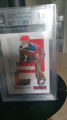 Btp grease cut emblem tretiak Beckett 8,5!