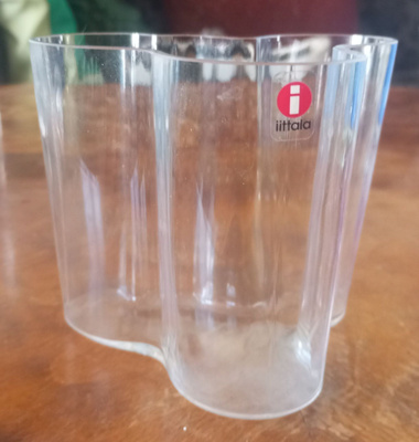 Iittala Aalto maljakko kirkas