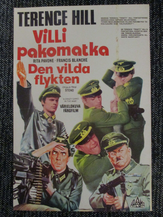 Villi pakomatka (1967) - vanha elokuvajuliste - Terence Hill